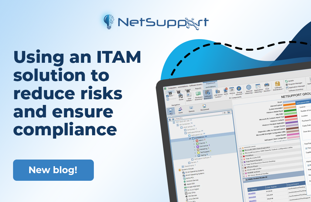Using an ITAM solution to reduce risks and ensure compliance